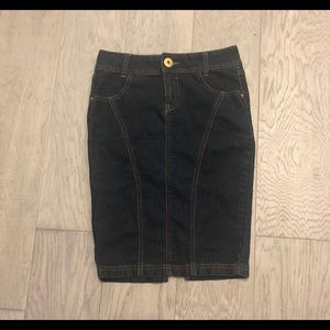 Guess Dark Blue Denim Skirt
